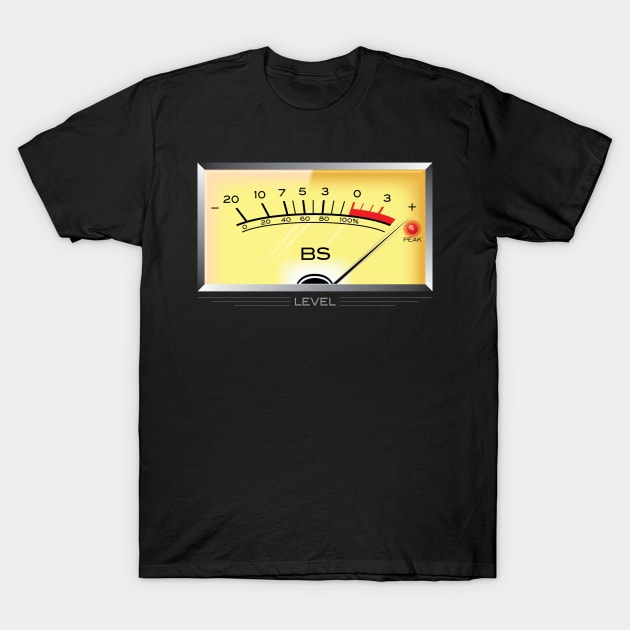 BS Meter PEAKED T-Shirt by Cabin_13